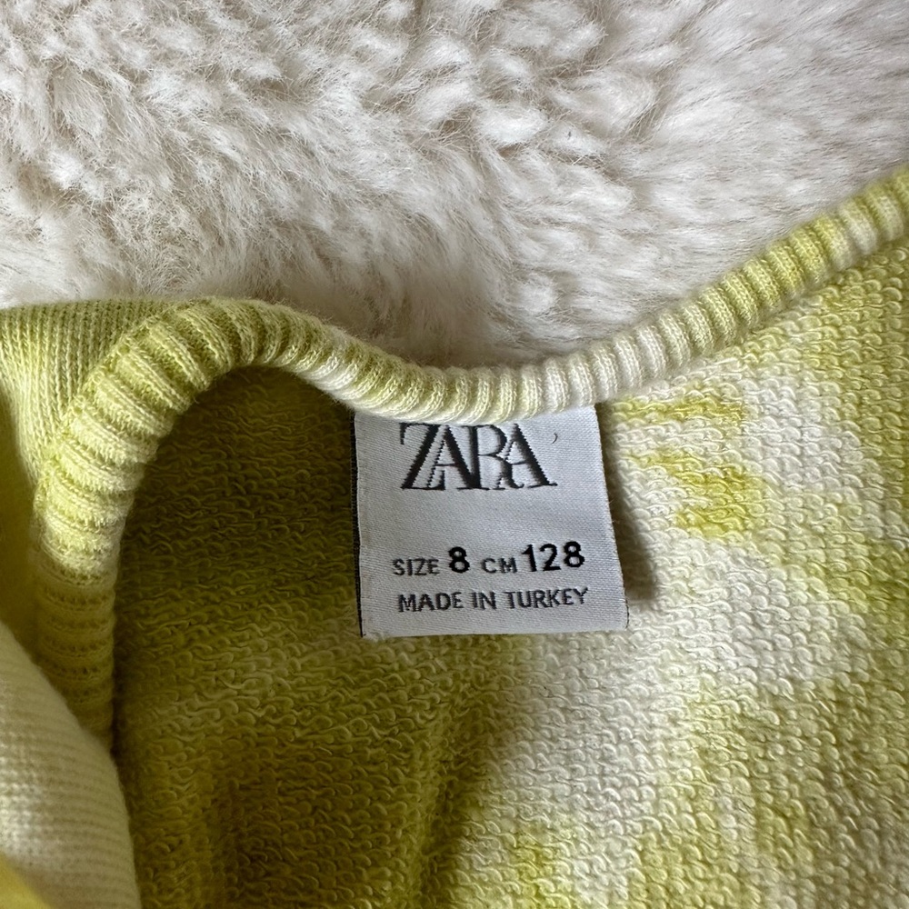 Zara jumper, yellow/green, Y8